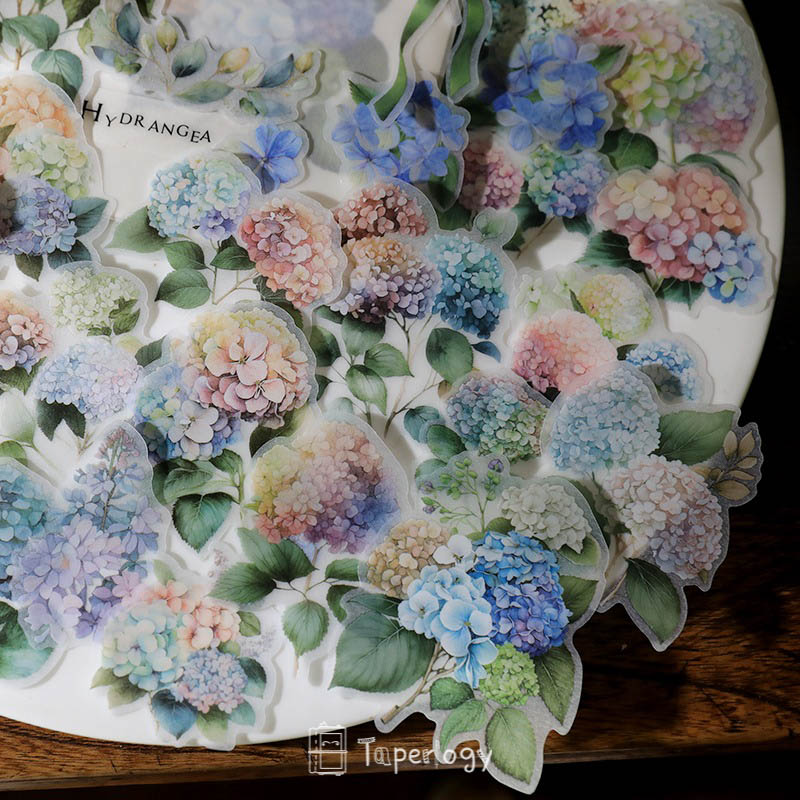 Ziya Hydrangea Vellum Stickers