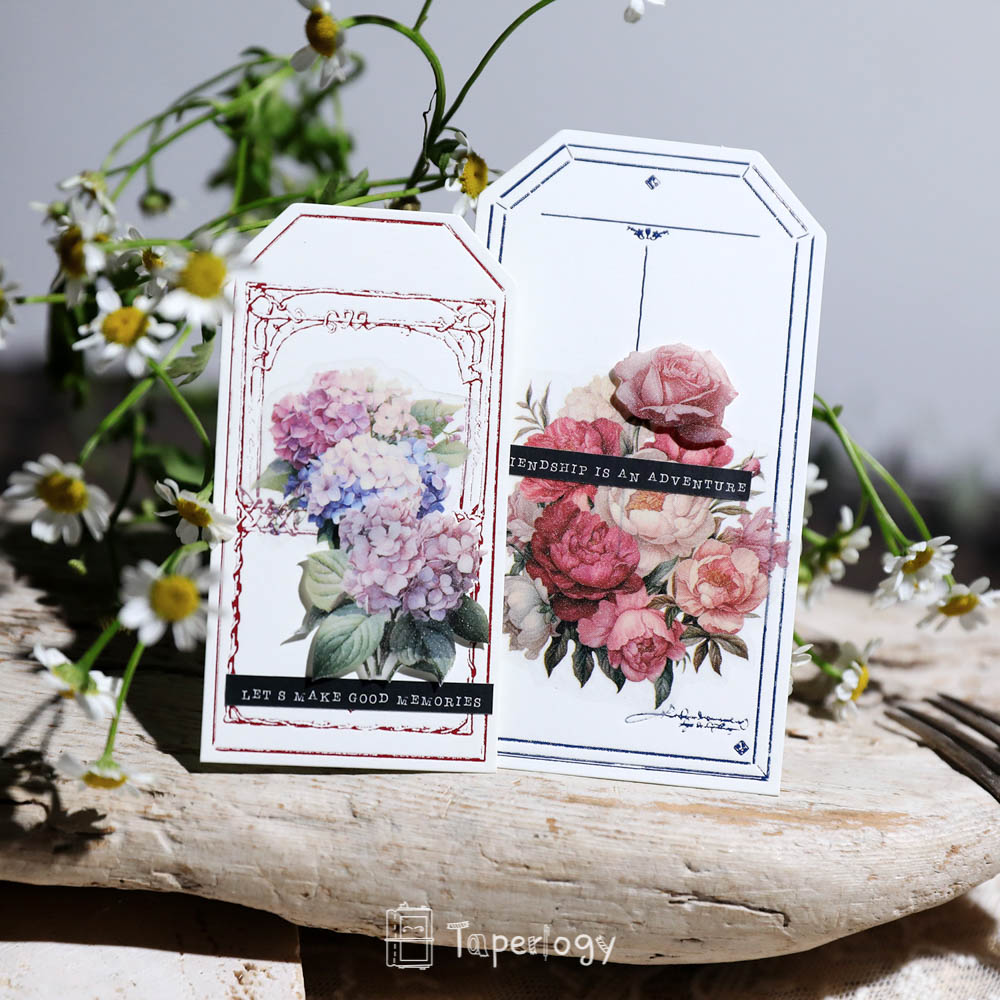 Fawa Floral Bouquet Vellum Stickers