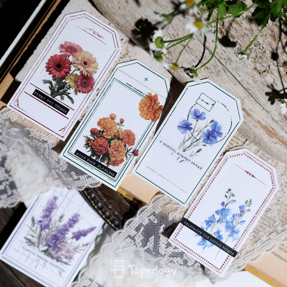 Fawa Floral Bouquet Vellum Stickers