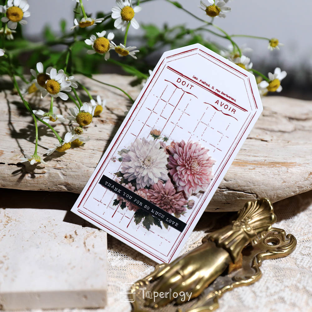 Fawa Floral Bouquet Vellum Stickers