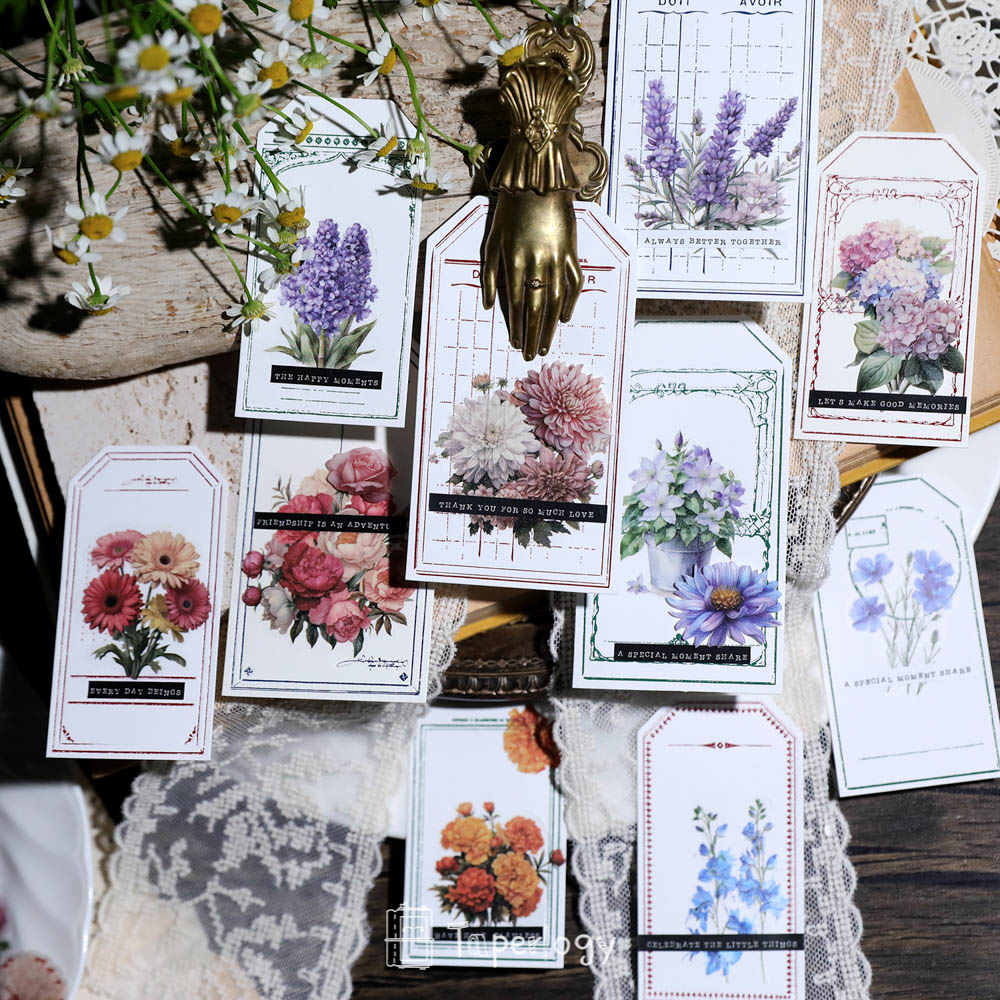 Fawa Floral Bouquet Vellum Stickers