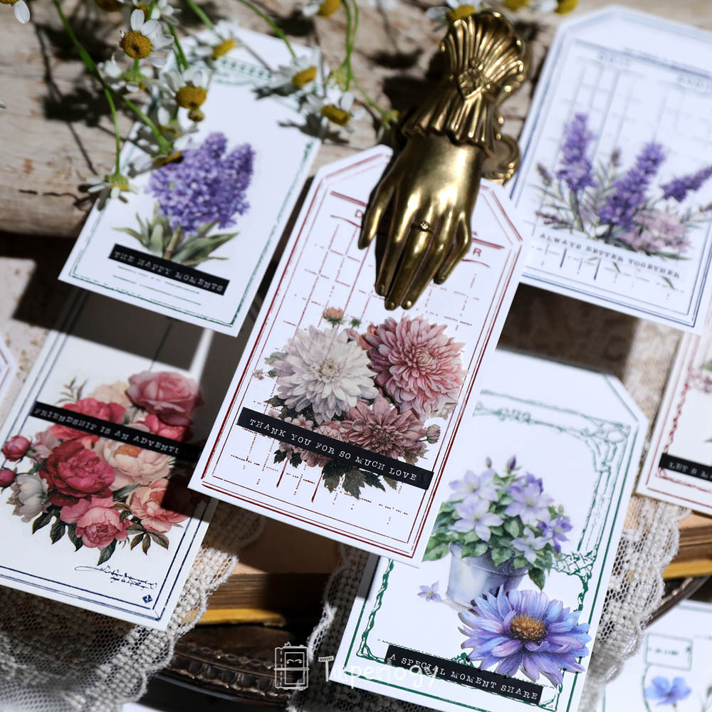 Fawa Floral Bouquet Vellum Stickers