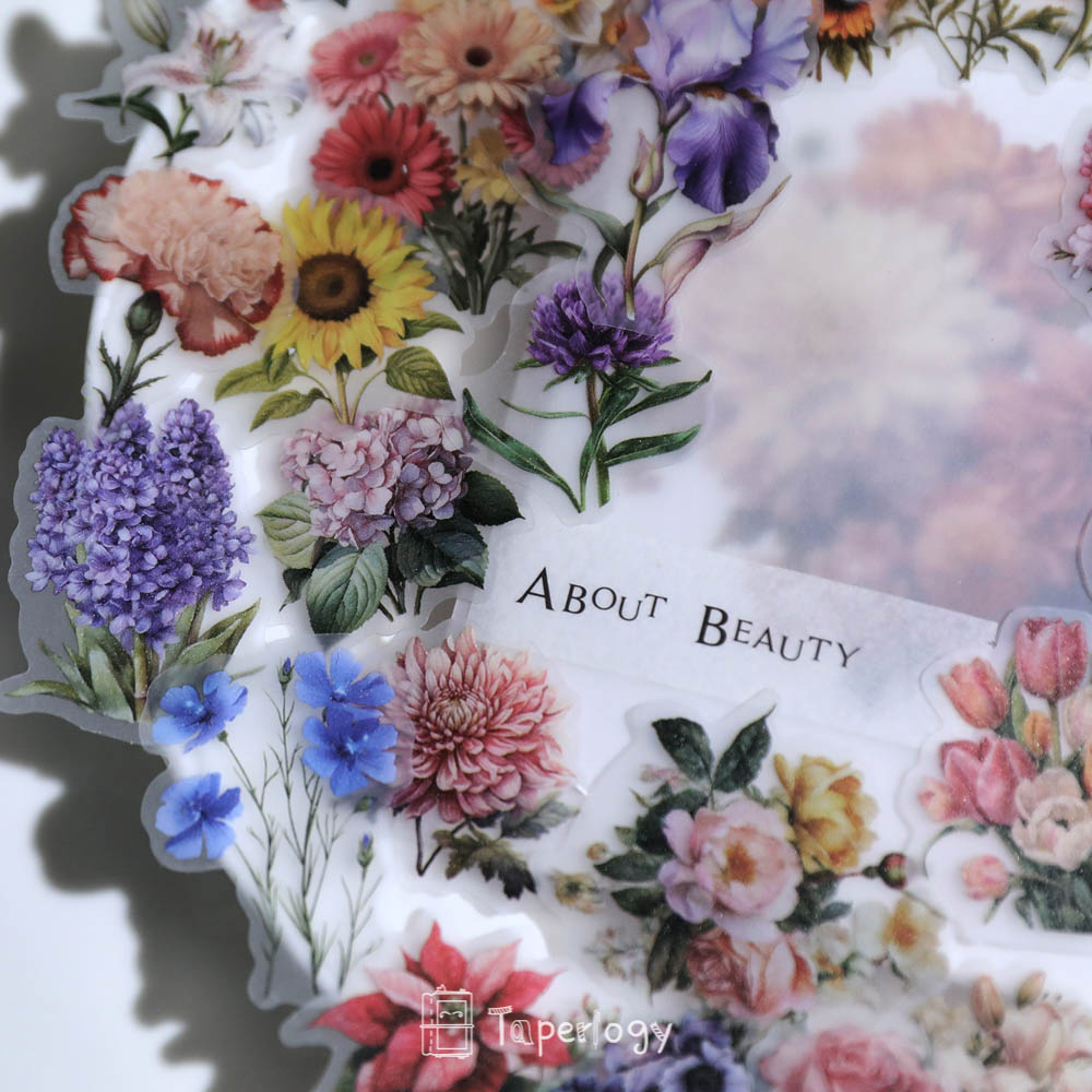 Fawa Floral Bouquet Vellum Stickers