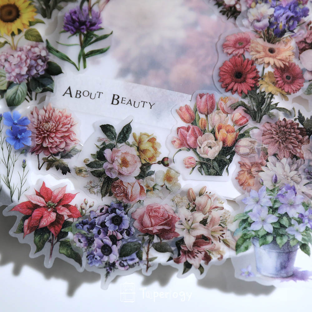 Fawa Floral Bouquet Vellum Stickers