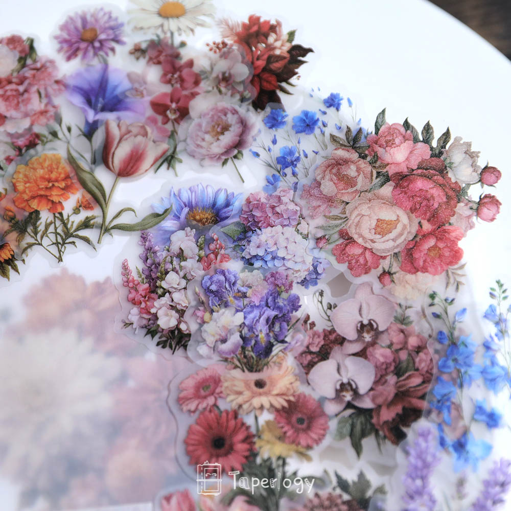 Fawa Floral Bouquet Vellum Stickers