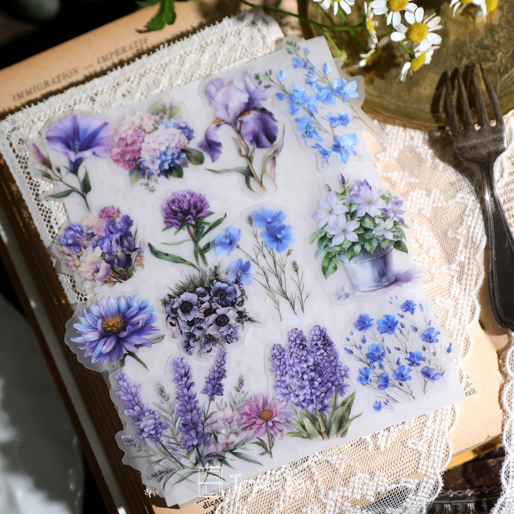 Fawa Floral Bouquet Vellum Stickers