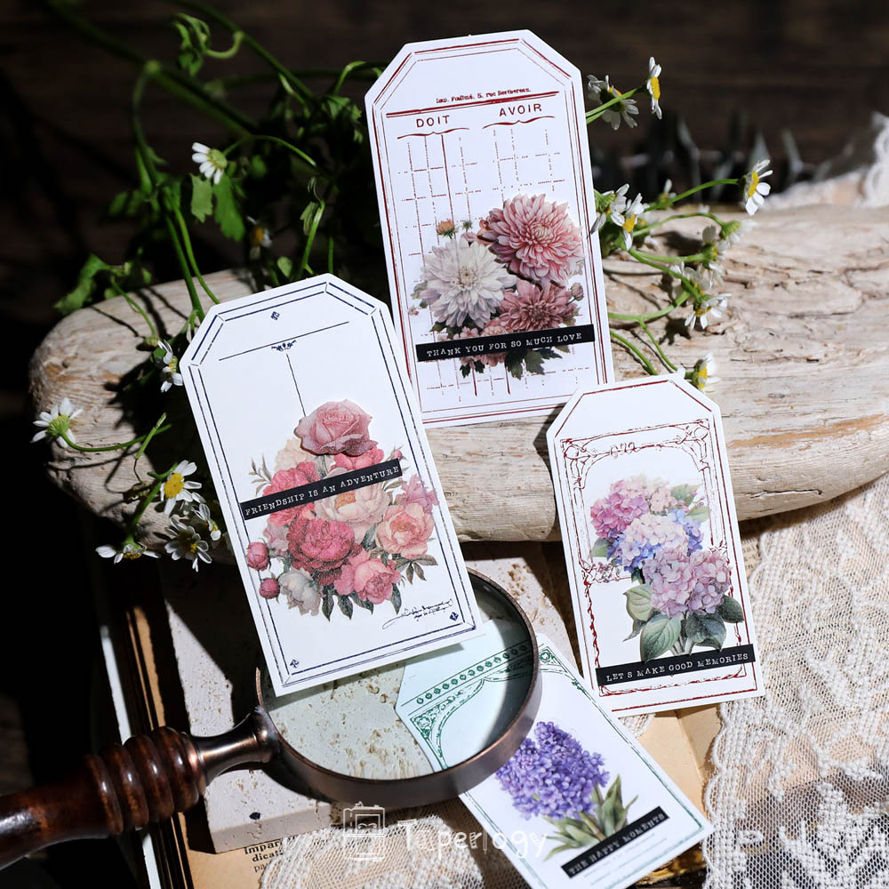 Fawa Floral Bouquet Vellum Stickers