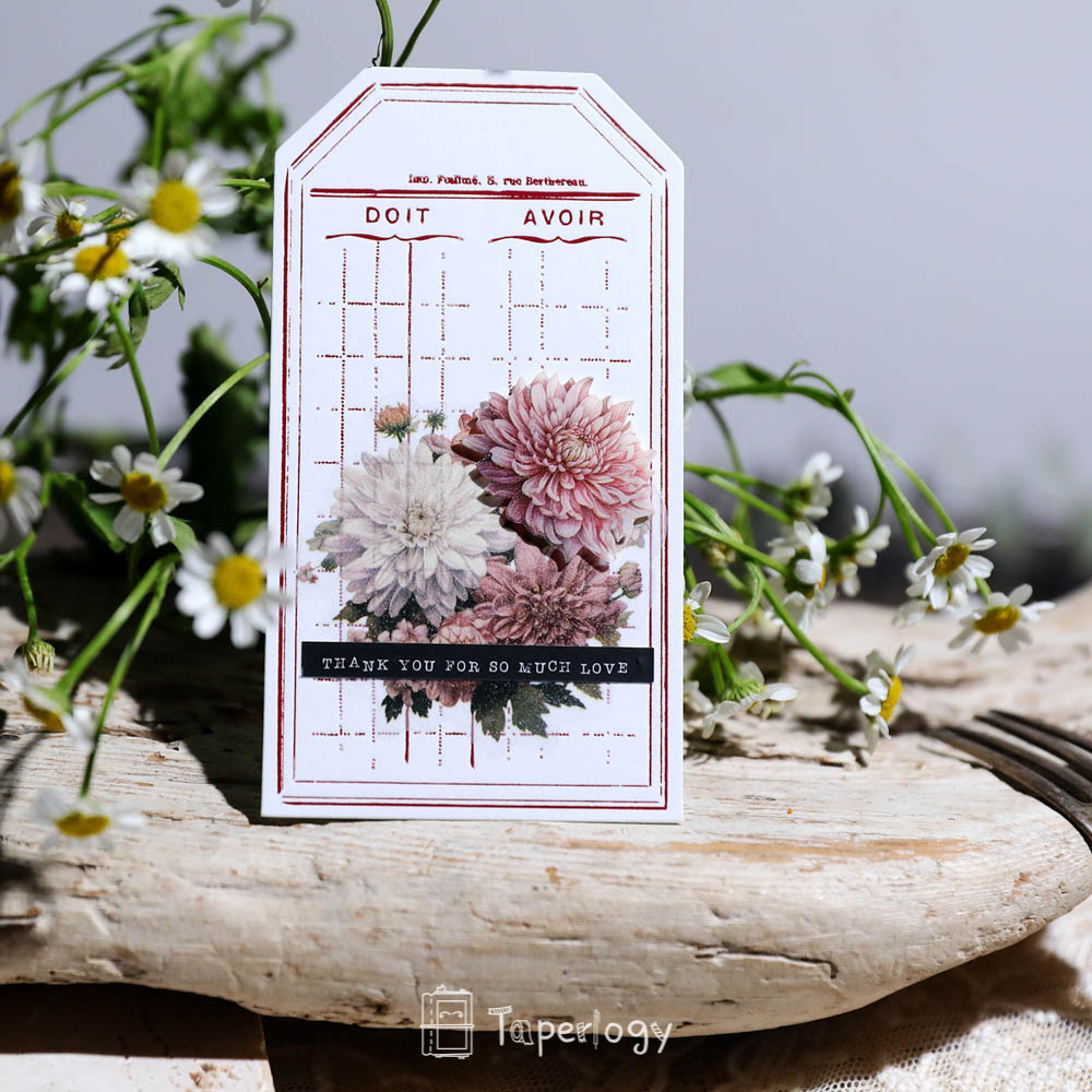 Fawa Floral Bouquet Vellum Stickers