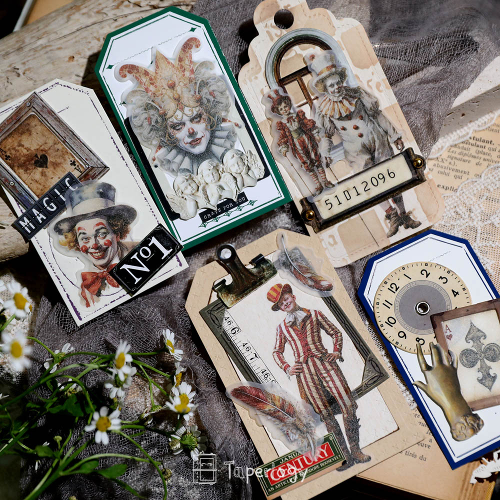 Mosu Circus Vellum Stickers
