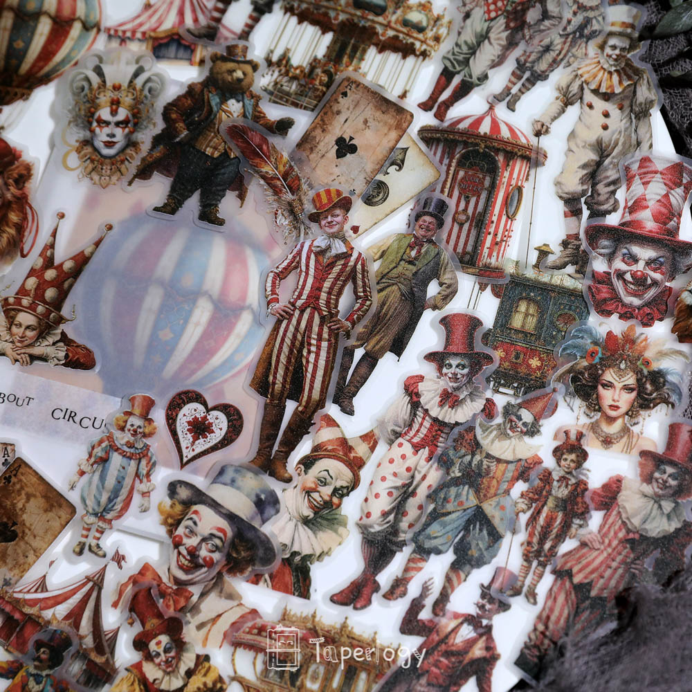 Mosu Circus Vellum Stickers