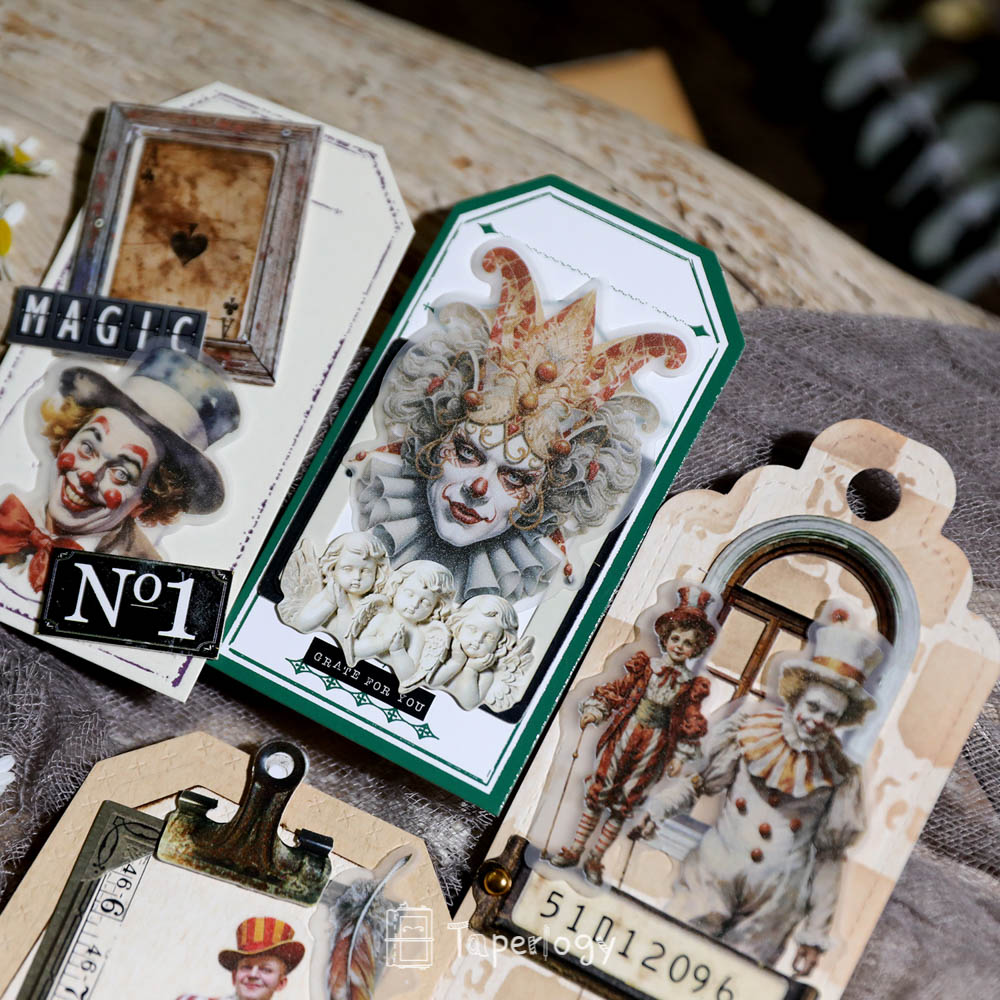 Mosu Circus Vellum Stickers
