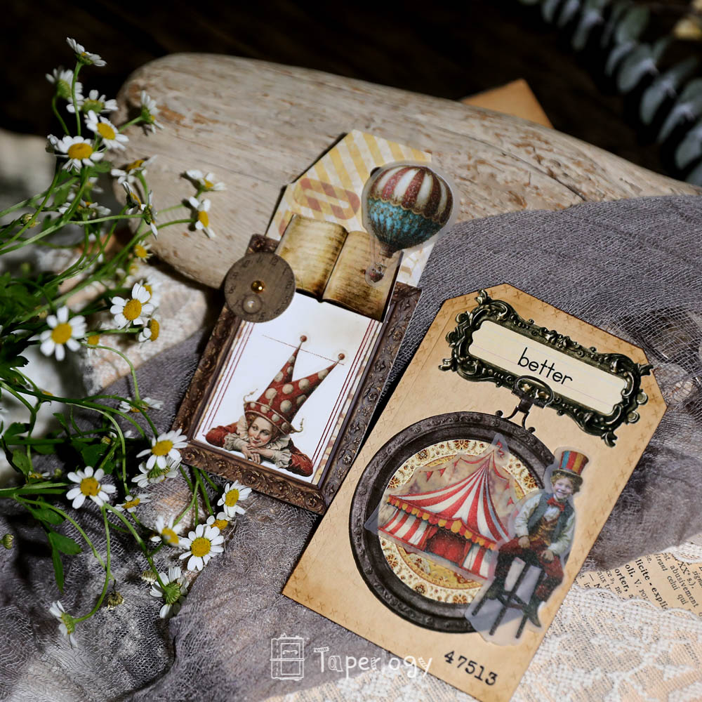 Mosu Circus Vellum Stickers