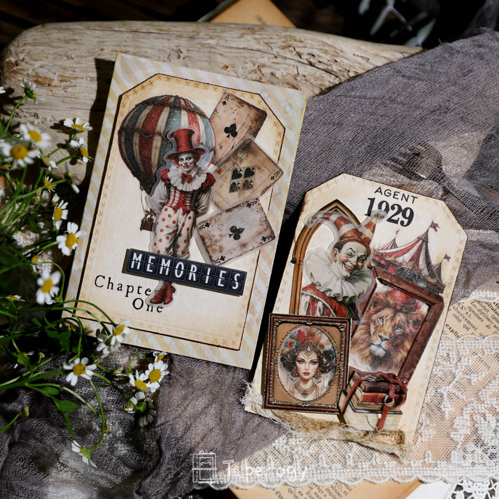 Mosu Circus Vellum Stickers