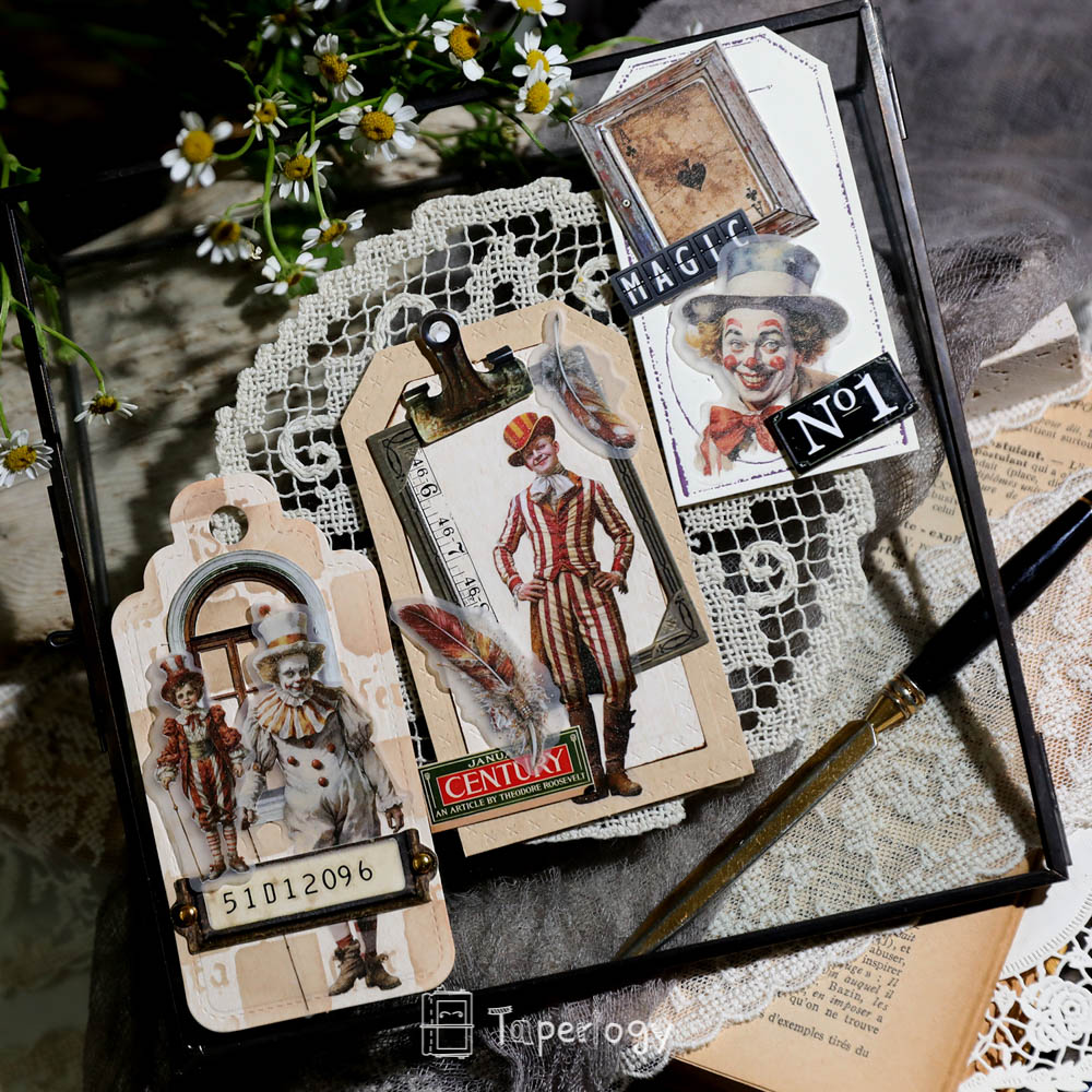 Mosu Circus Vellum Stickers