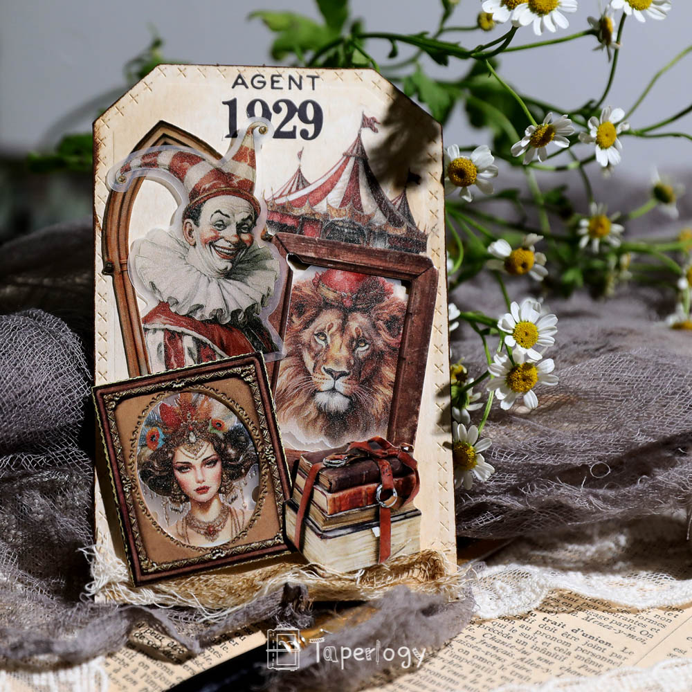 Mosu Circus Vellum Stickers