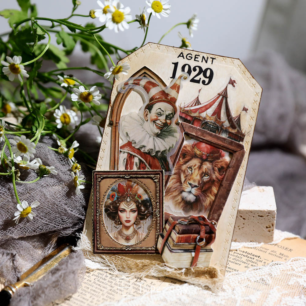 Mosu Circus Vellum Stickers