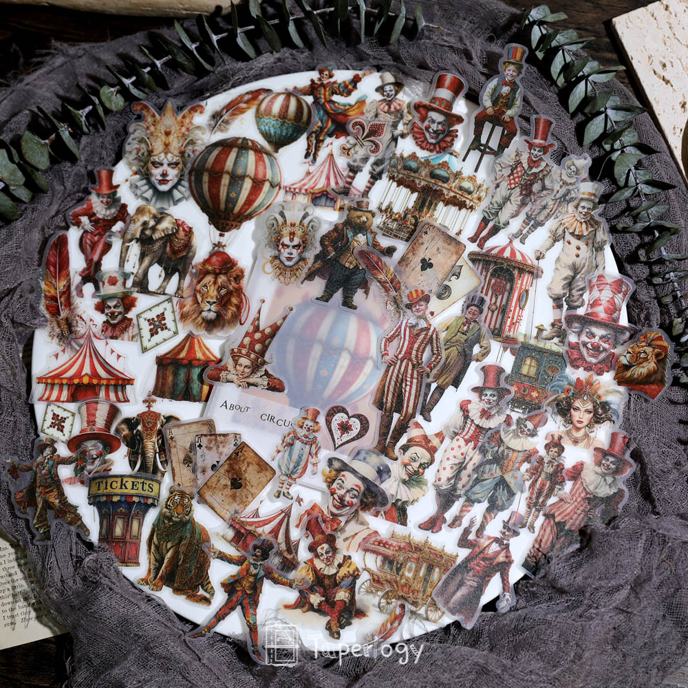 Mosu Circus Vellum Stickers