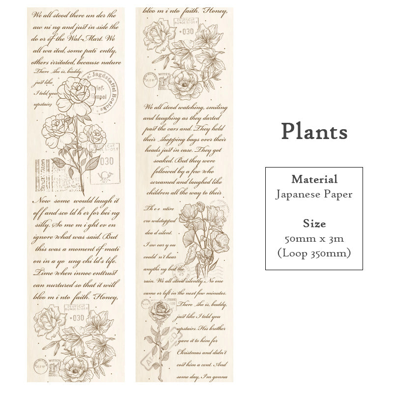 Chenpi Vintage Washi Tape