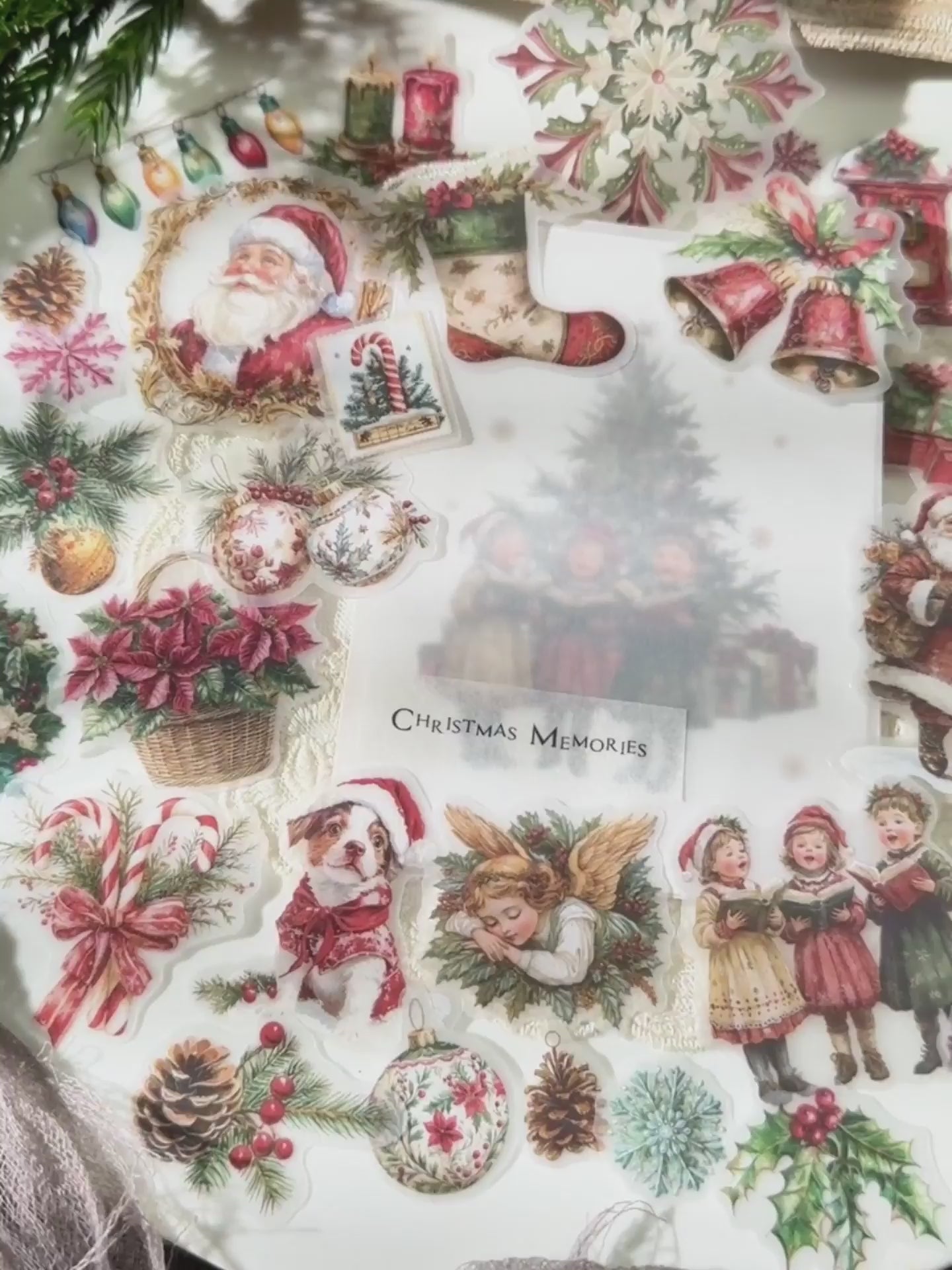 Nilo Christmas Memories Vellum Stickers