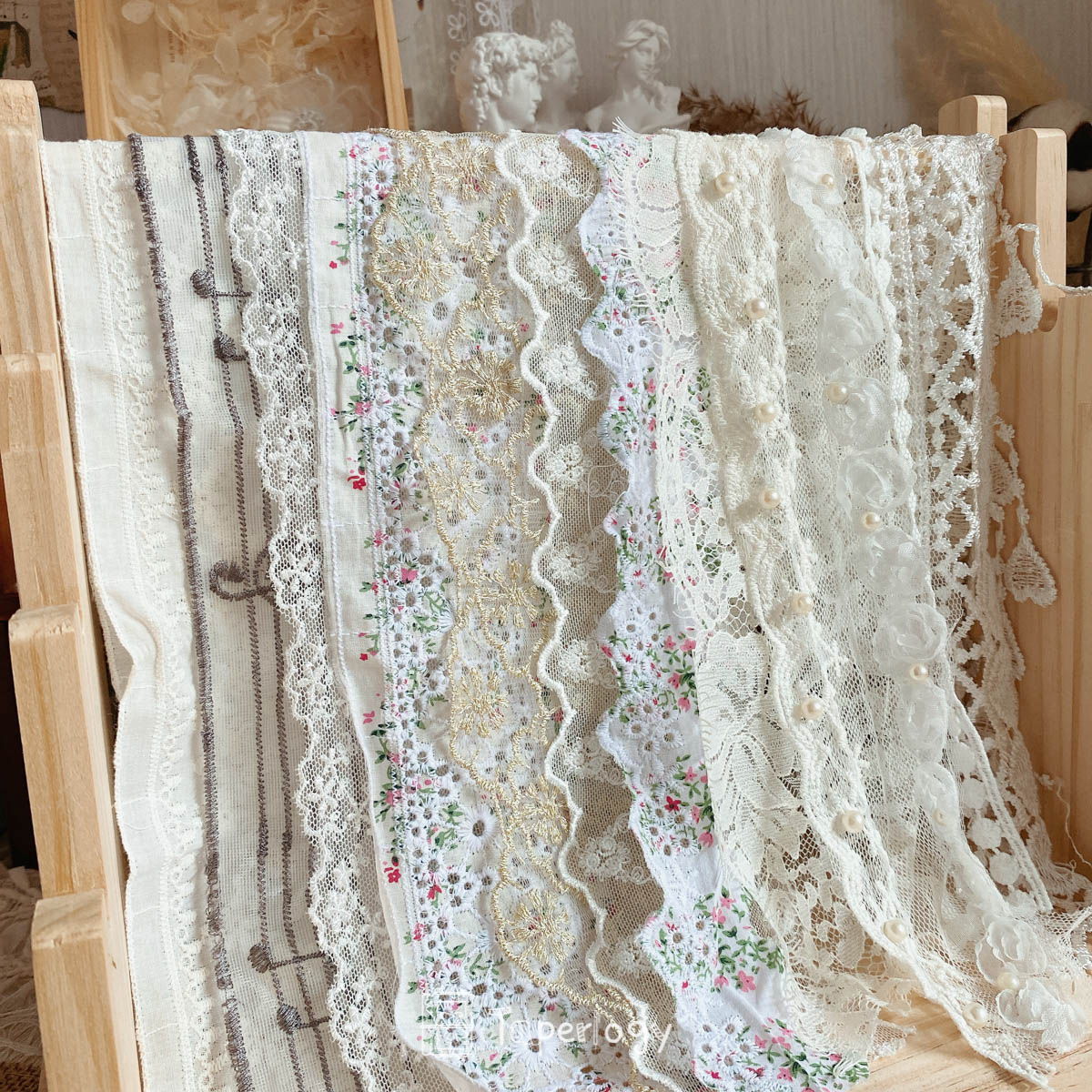 Jogo Premium Wide Floral Lace Pack