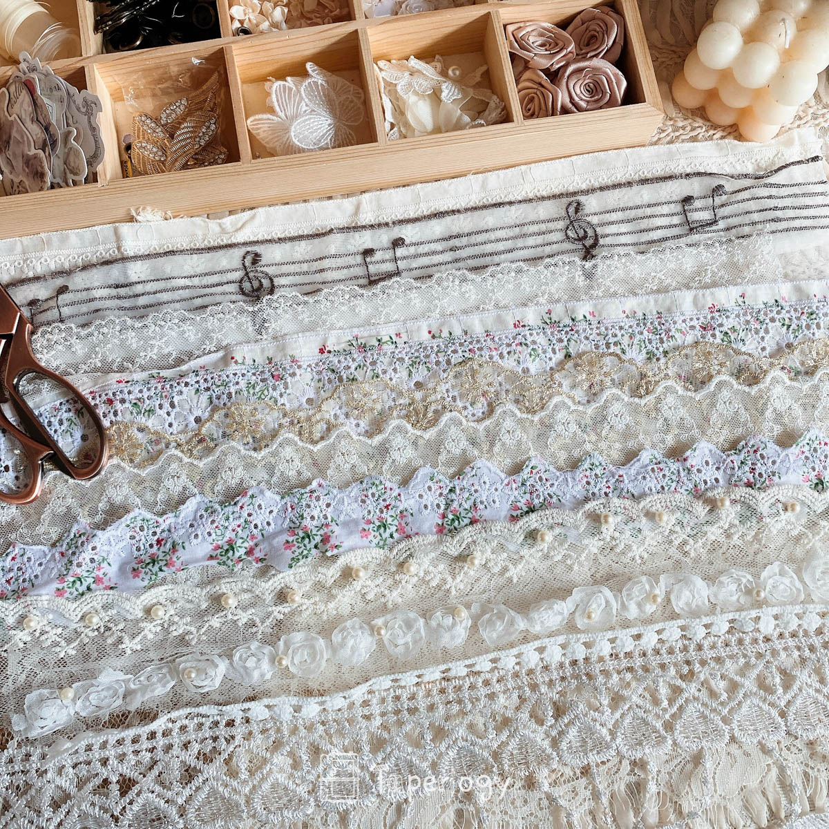 Jogo Premium Wide Floral Lace Pack