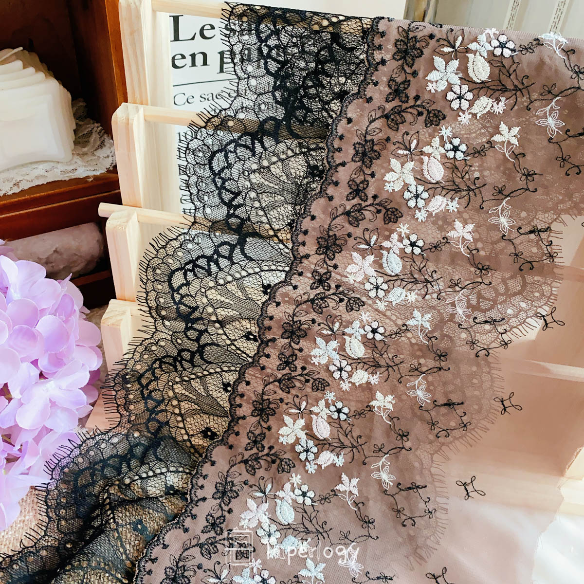 Jogo Premium Wide Floral Lace Pack