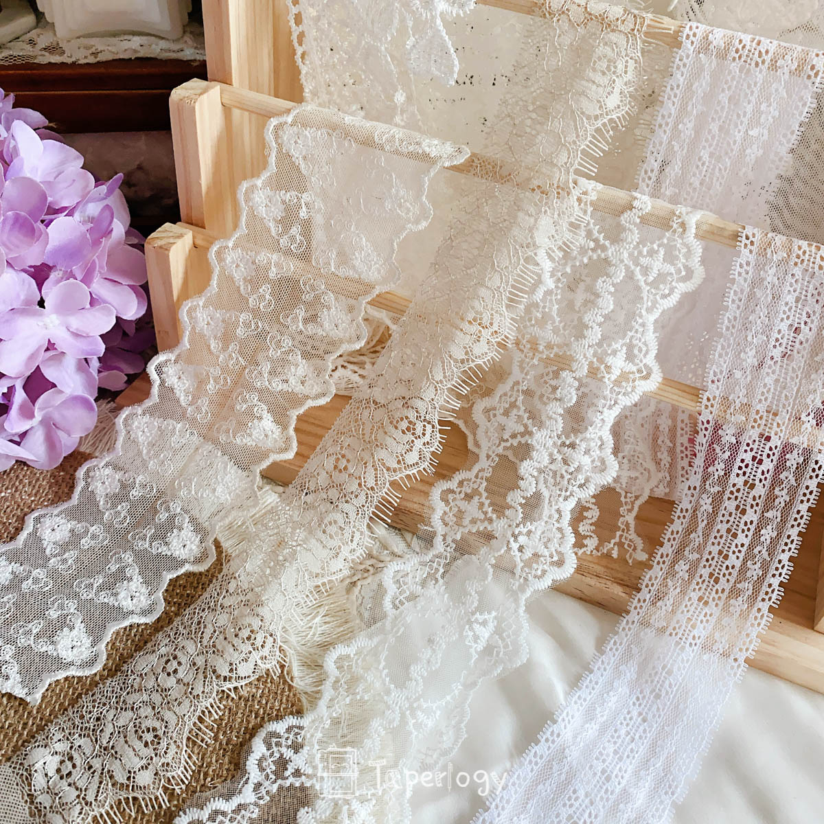 Jogo Premium Wide Floral Lace Pack