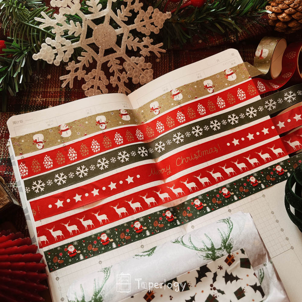 Yuji Christmas Washi Tape Set