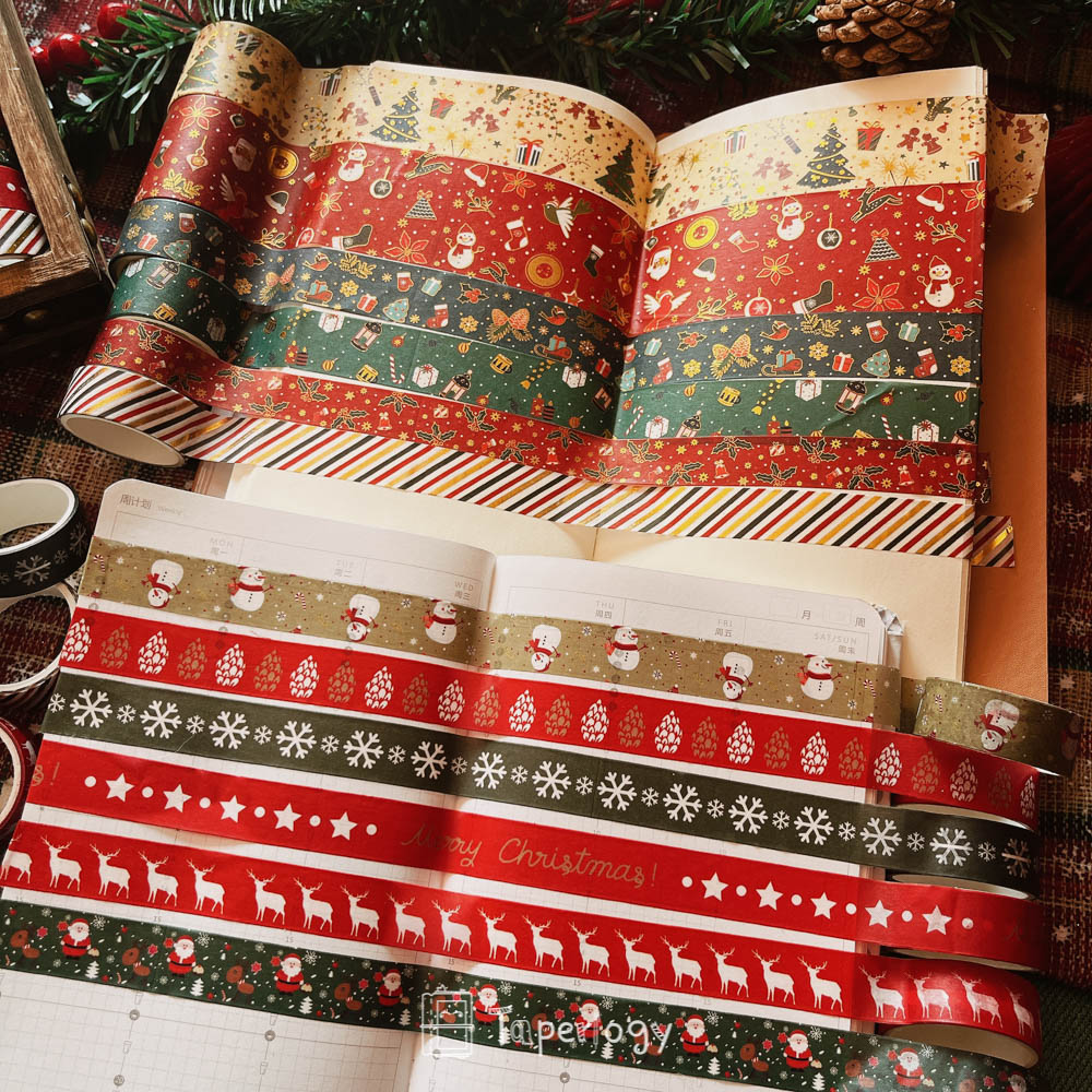Yuji Christmas Washi Tape Set