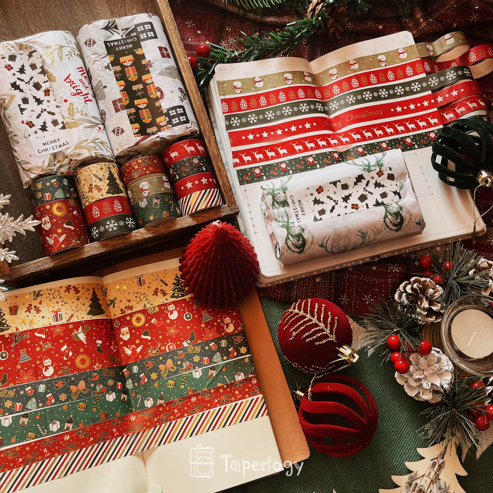 Yuji Christmas Washi Tape Set