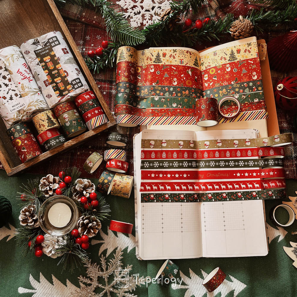 Yuji Christmas Washi Tape Set