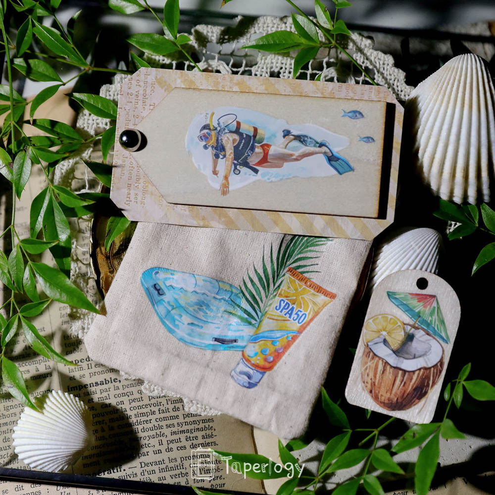 Soli Summer Vacation Rub-on Stickers