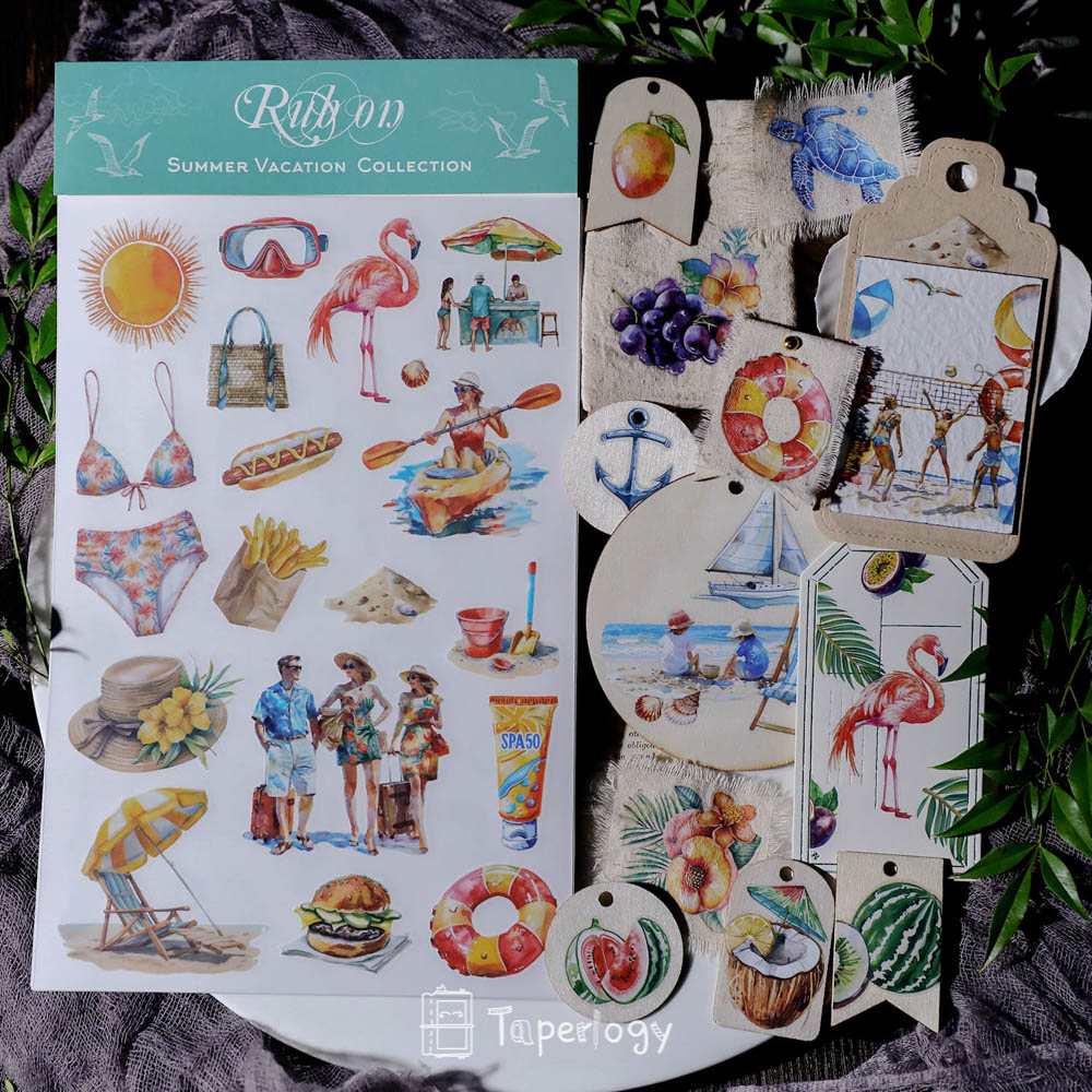 Soli Summer Vacation Rub-on Stickers