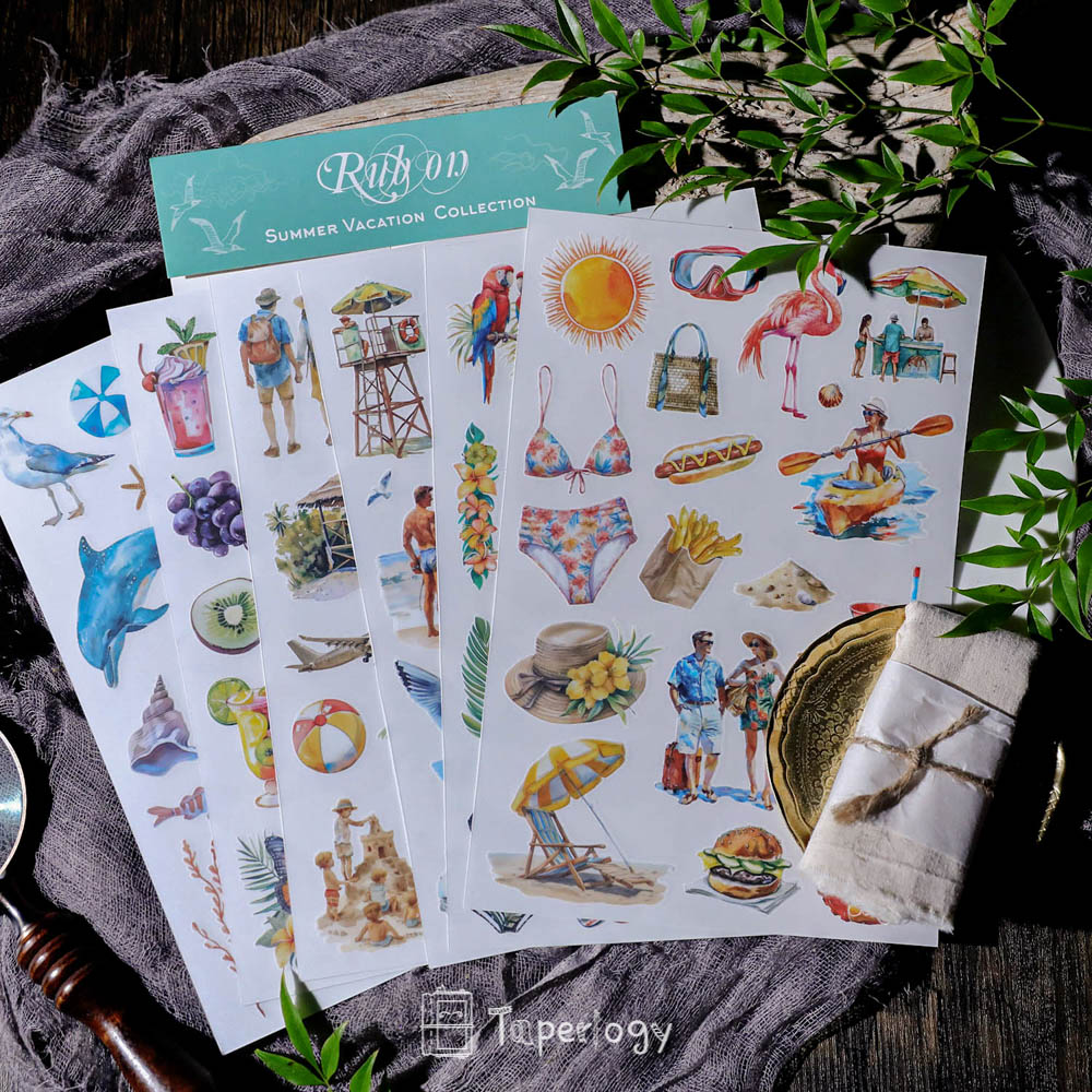 Soli Summer Vacation Rub-on Stickers