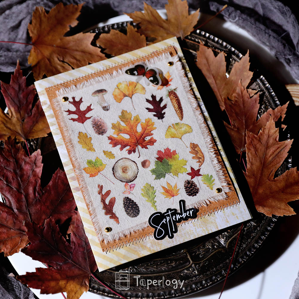 Toli Rustic Fall Rub-on Stickers