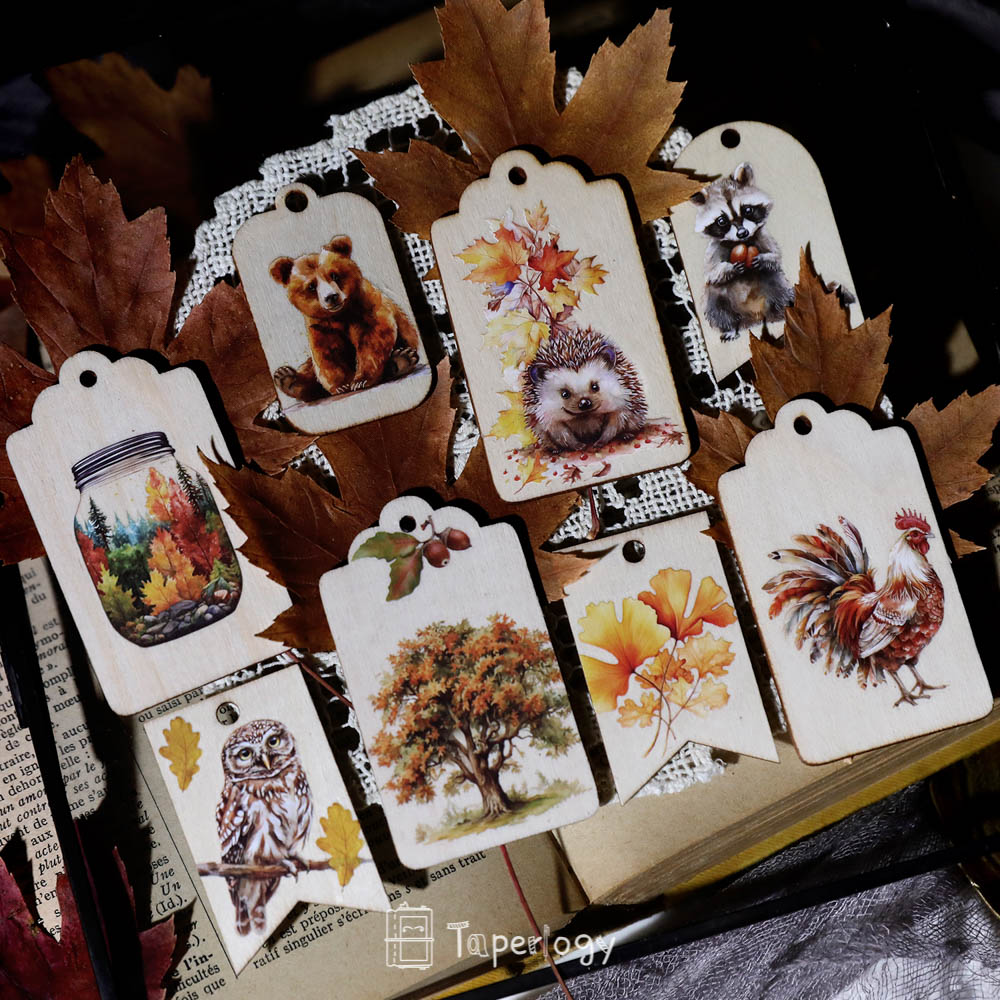 Toli Rustic Fall Rub-on Stickers
