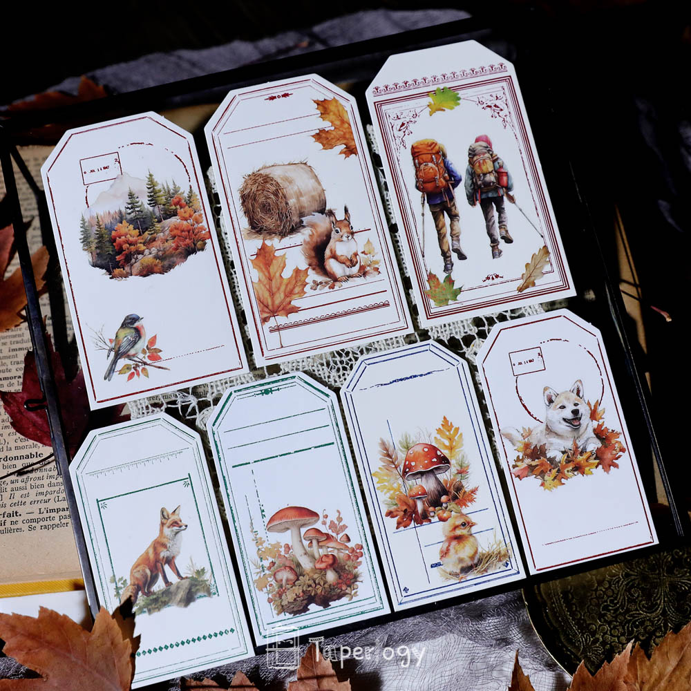 Toli Rustic Fall Rub-on Stickers