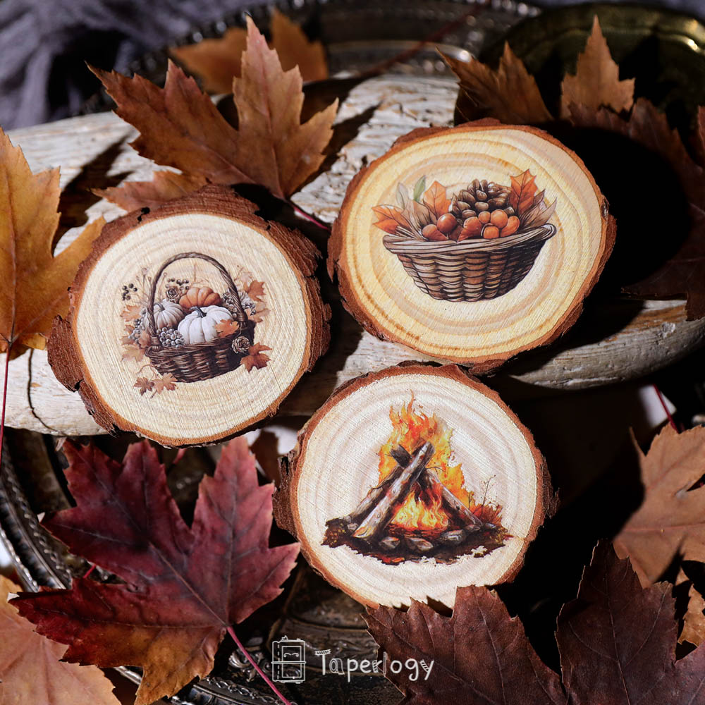 Toli Rustic Fall Rub-on Stickers
