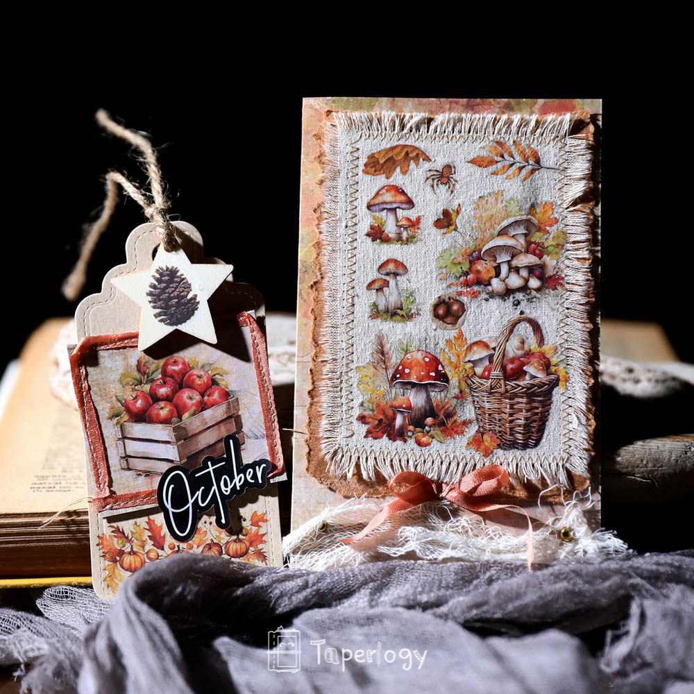 Toli Rustic Fall Rub-on Stickers