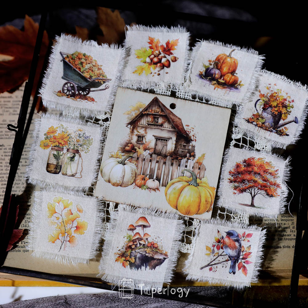 Toli Rustic Fall Rub-on Stickers