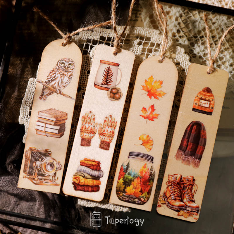 Toli Rustic Fall Rub-on Stickers
