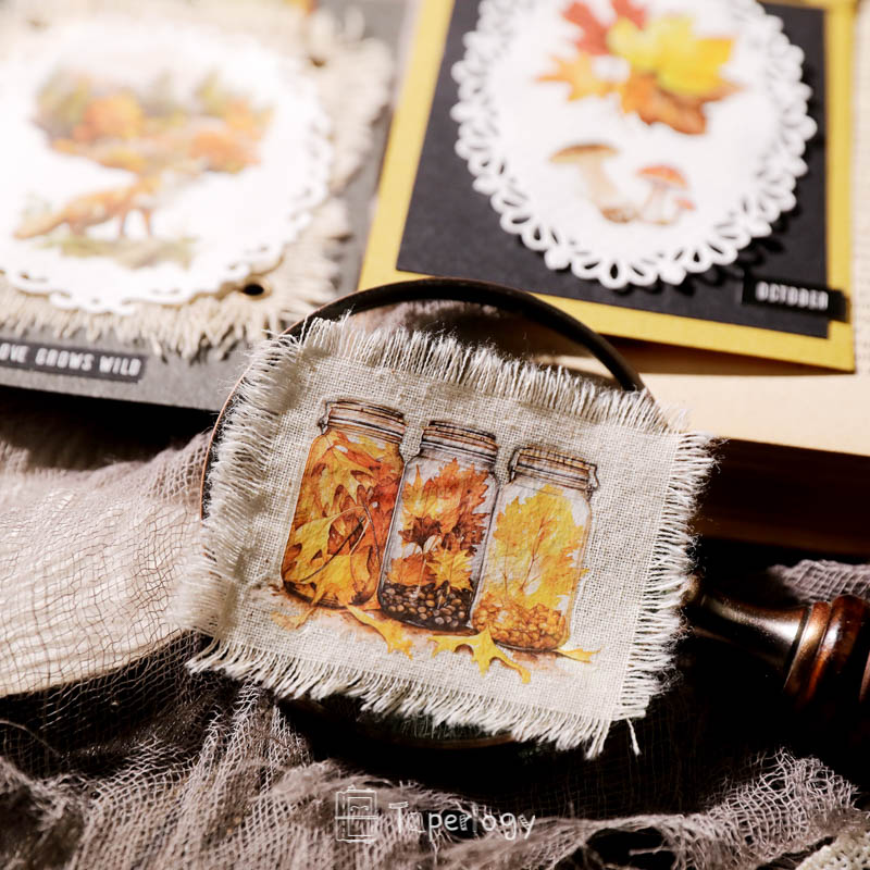 Toli Rustic Fall Rub-on Stickers