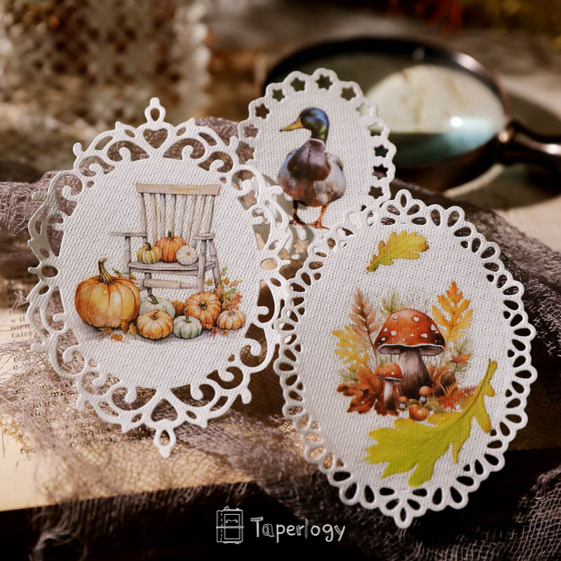 Toli Rustic Fall Rub-on Stickers