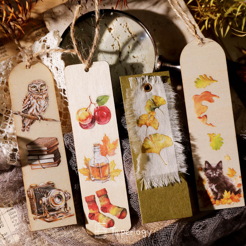 Toli Rustic Fall Rub-on Stickers