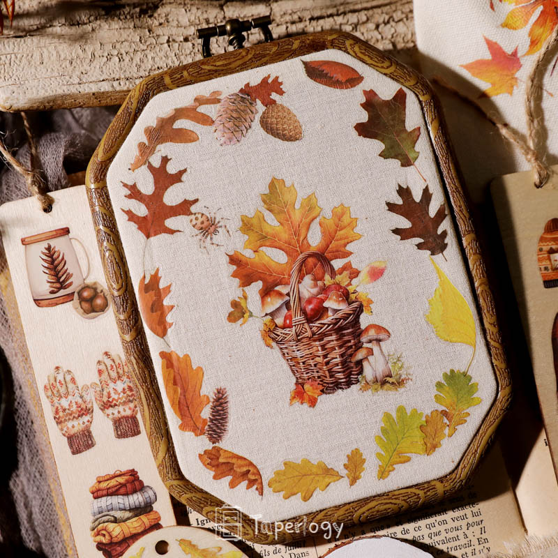 Toli Rustic Fall Rub-on Stickers