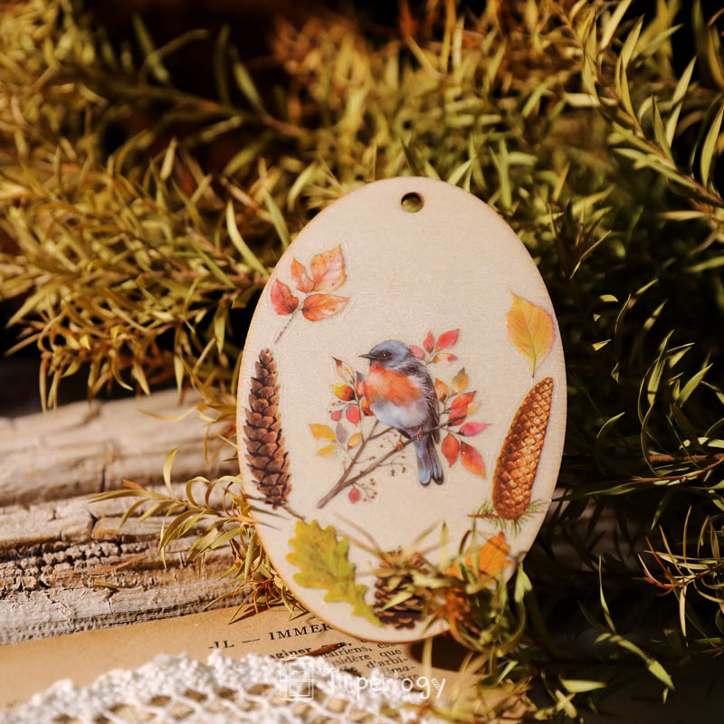 Toli Rustic Fall Rub-on Stickers