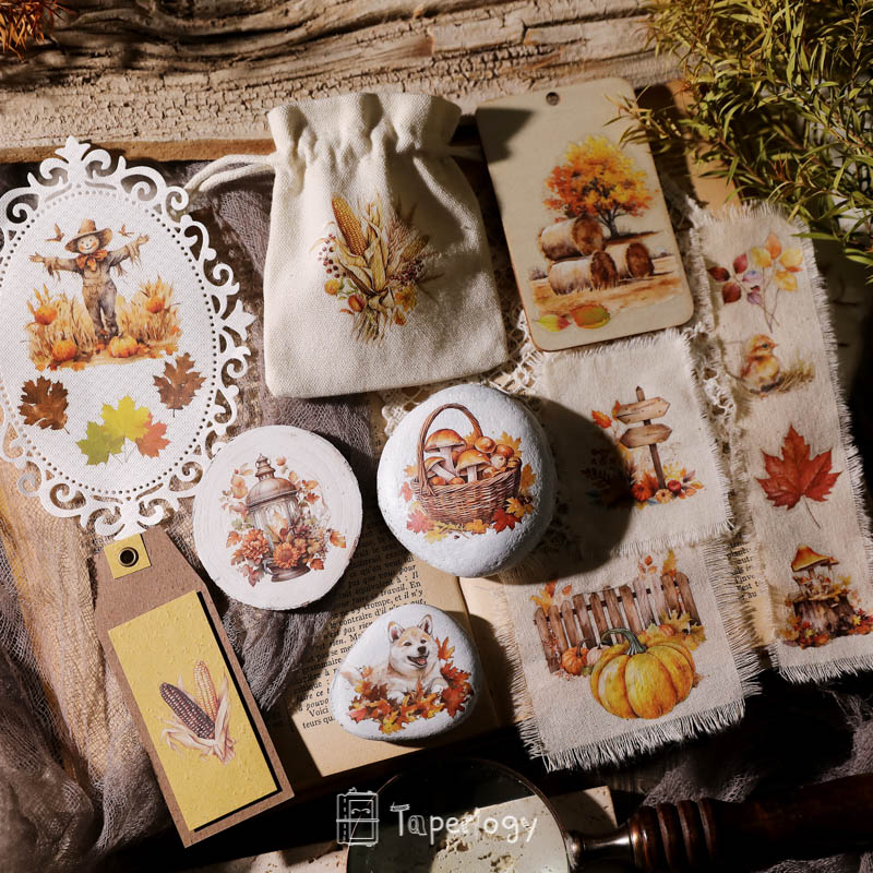 Toli Rustic Fall Rub-on Stickers