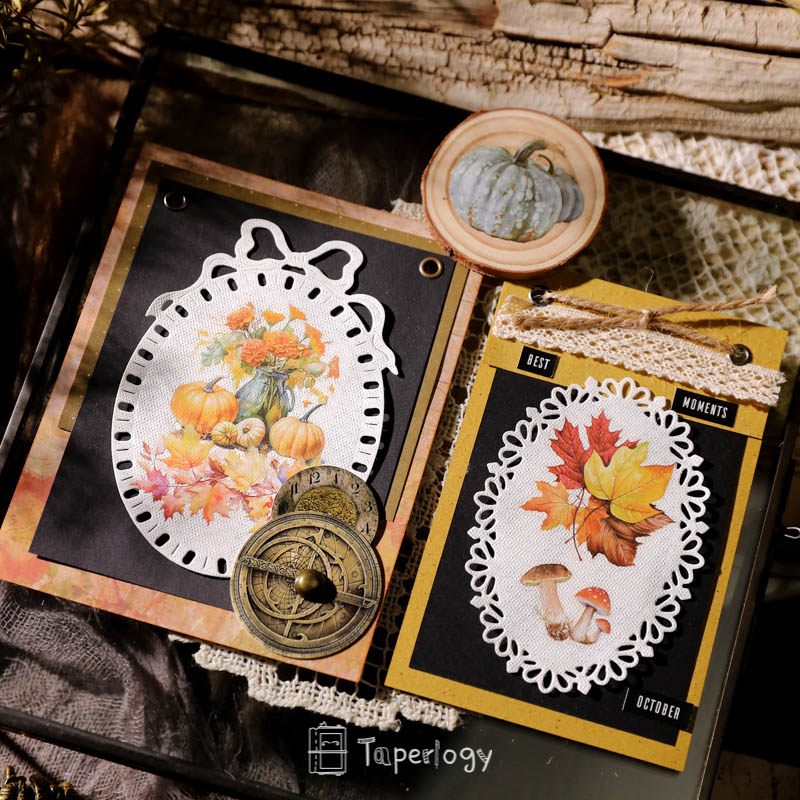 Toli Rustic Fall Rub-on Stickers
