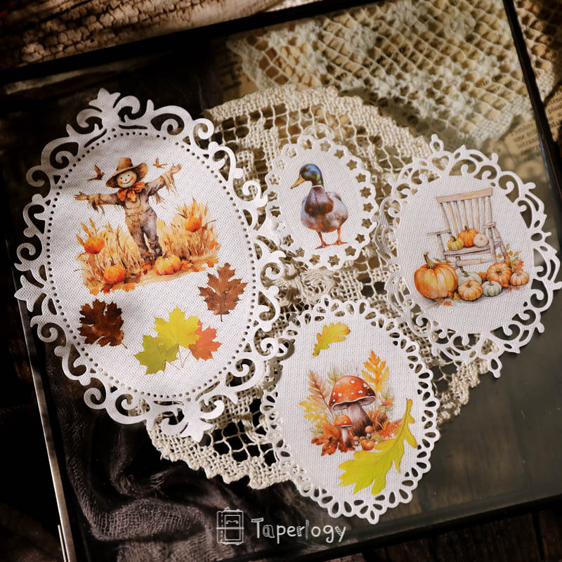 Toli Rustic Fall Rub-on Stickers