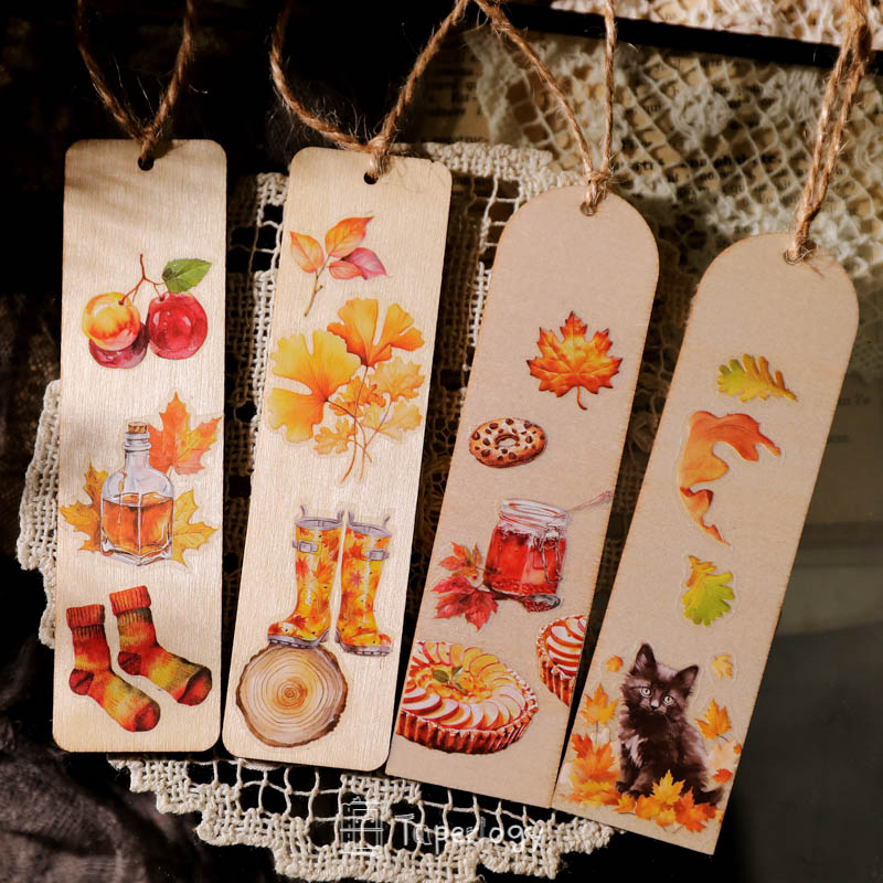 Toli Rustic Fall Rub-on Stickers